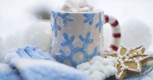 Hot chocolate mug and cookie | 495 CJDR in Lowell, MA