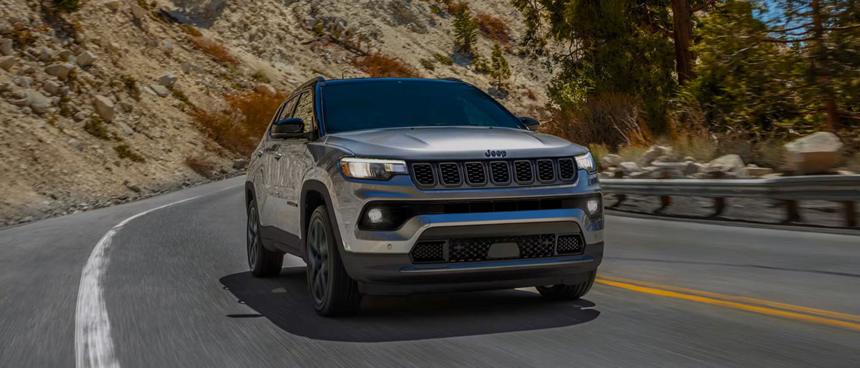 2026 Jeep Compass driving on the highway