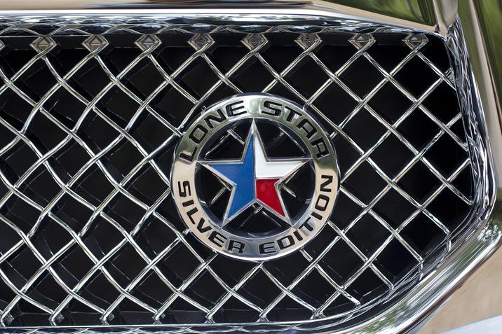 Lone Star RAM insignia on grille