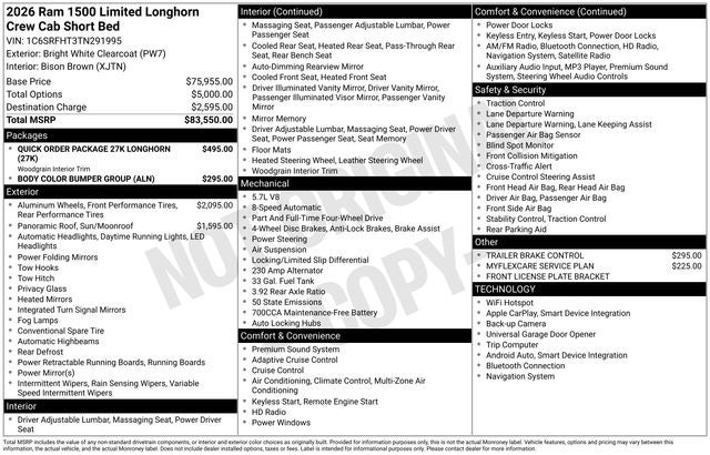 2026 RAM 1500 Limited