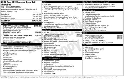 2026 RAM 1500 Laramie