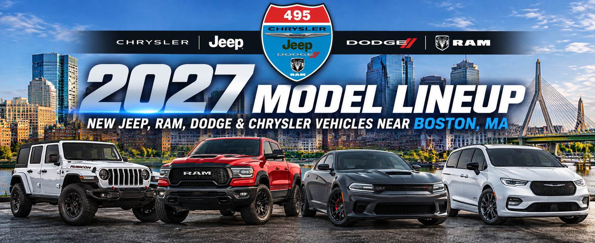 2027 Jeep, RAM, Dodge & Chrysler Models Near Boston, MA | 495 CDJR
