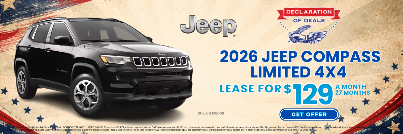 2026 JEEP COMPASS LIMITED 4x4