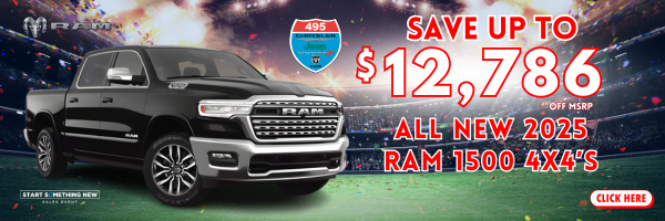 2025 Ram 1500 4x4’s