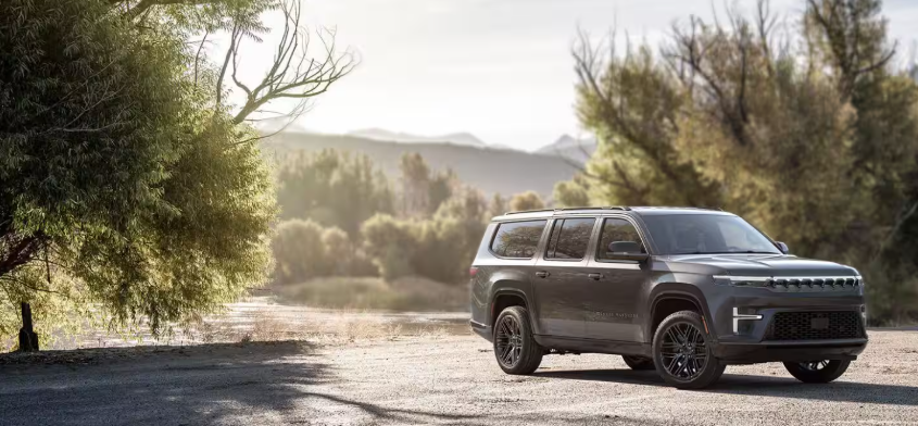 2026 Jeep® Grand Wagoneer L parked in the desert.